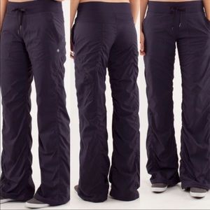 Dance studio unlined pants in charcoal grey